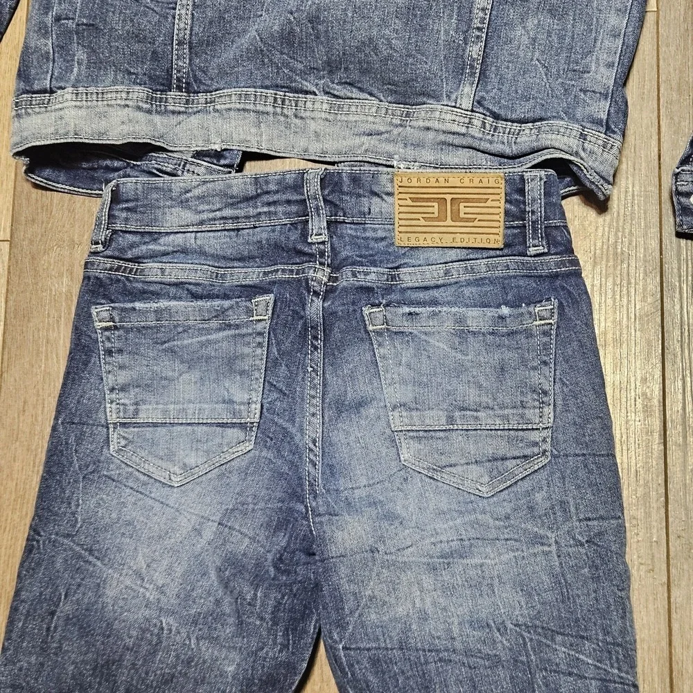 Jordan Craig‎ Legacy Edition Boys Denim Set Jacket Jeans 10 Streetwear 2 Piece